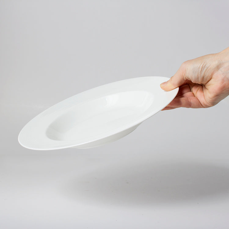白いブランド食器｜新生活｜ペアスーププレート (24cm)セット 